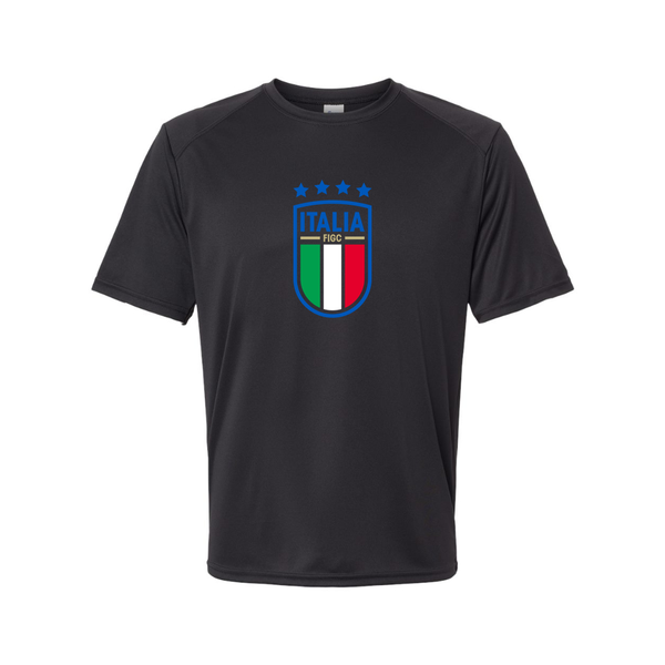 Men's Italy National Soccer Polyester T-Shirt