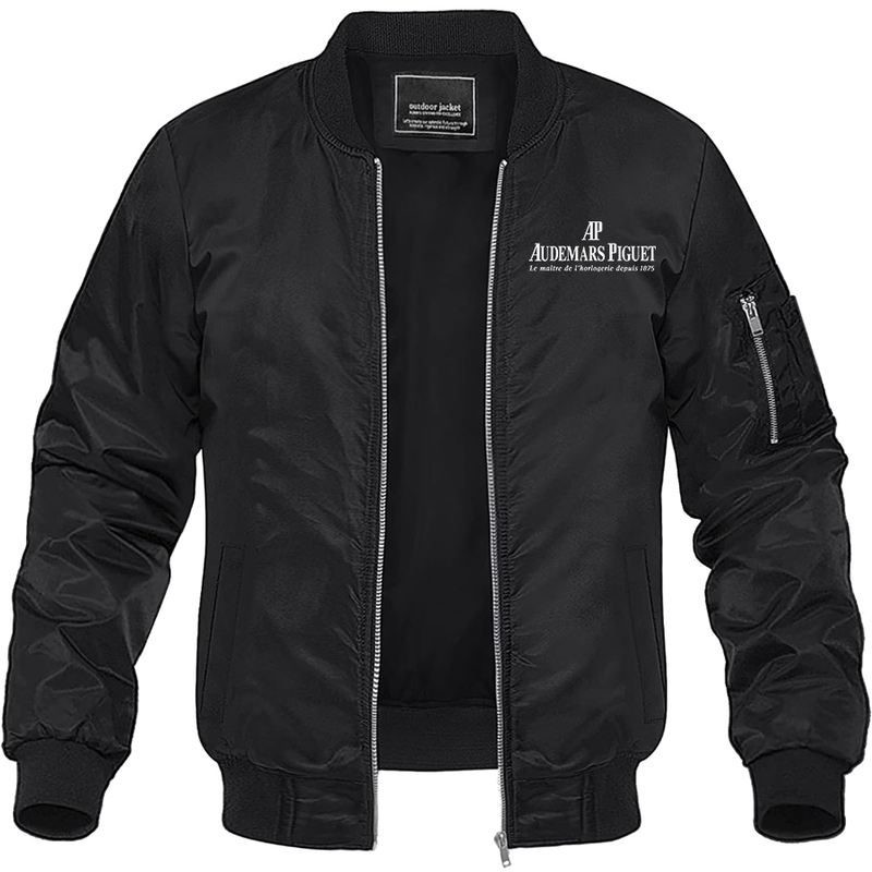 Men's Audemars-Piguet Lightweight Bomber Jacket Windbreaker Softshell Varsity Jacket Coat