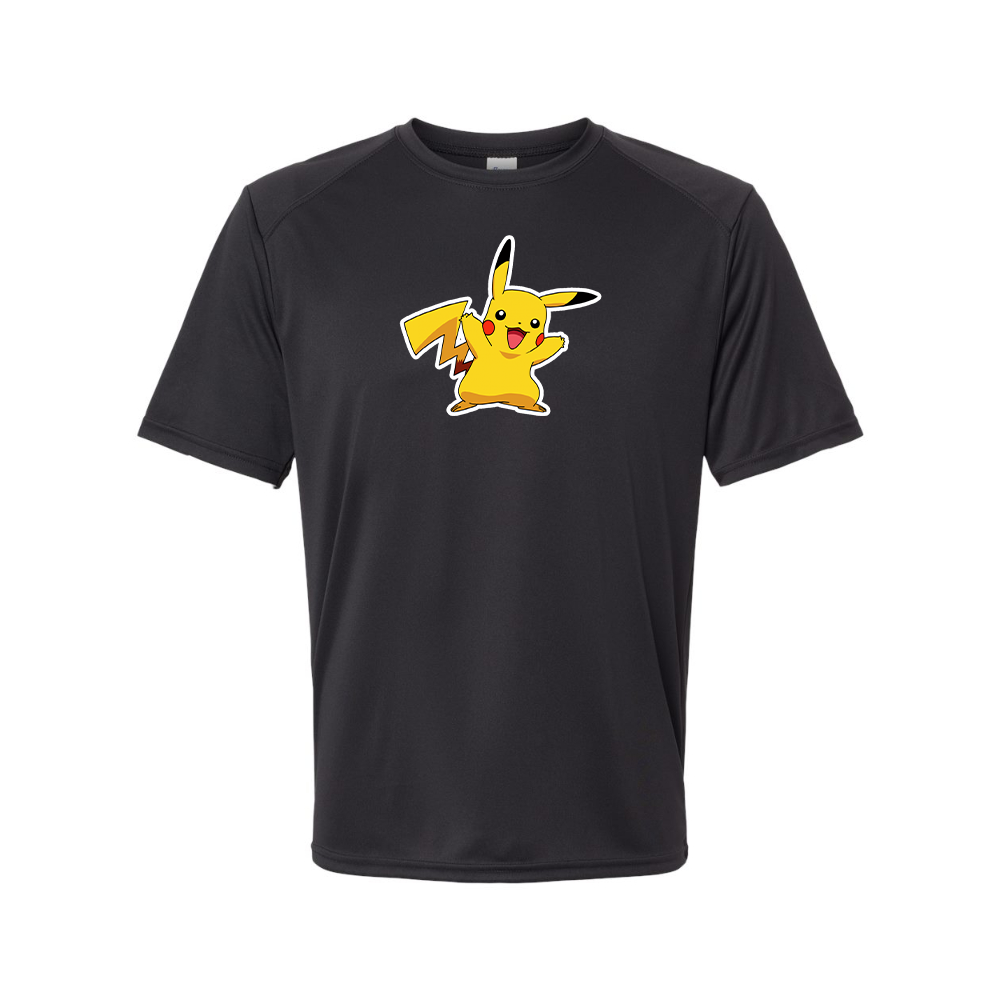 Men's Pikachu Cartoon Performance T-Shirt