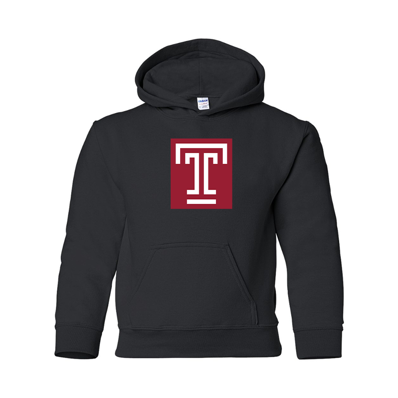 Youth Temple Owls Pullover Hoodie