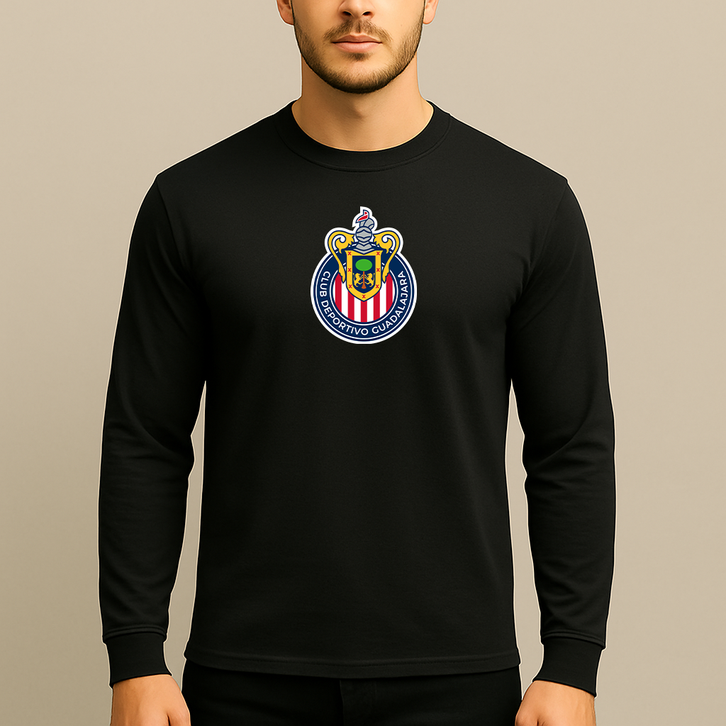 Men's Chivas Football Club  Long Sleeve T-Shirt