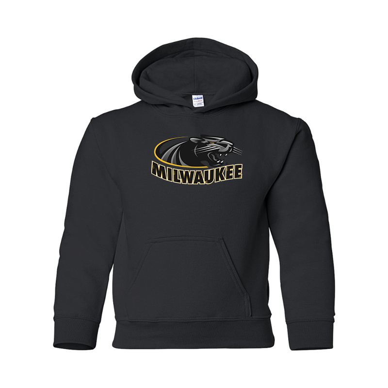 Youth  Wisconsin Milwaukee Panthers Gildan Heavy Blend  Hooded Sweatshirt