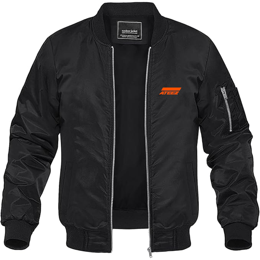 Men's Ateez Logo Lightweight Bomber Jacket