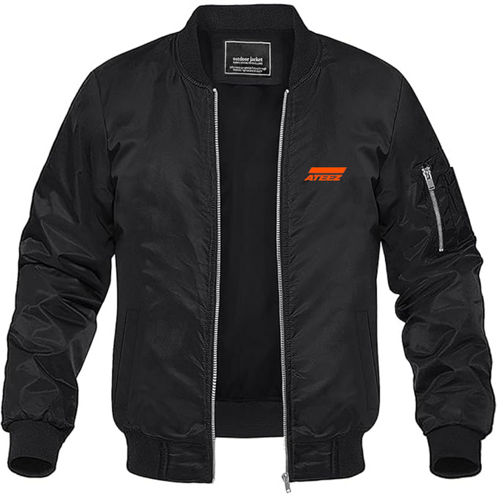 Men's Ateez Logo Lightweight Bomber Jacket