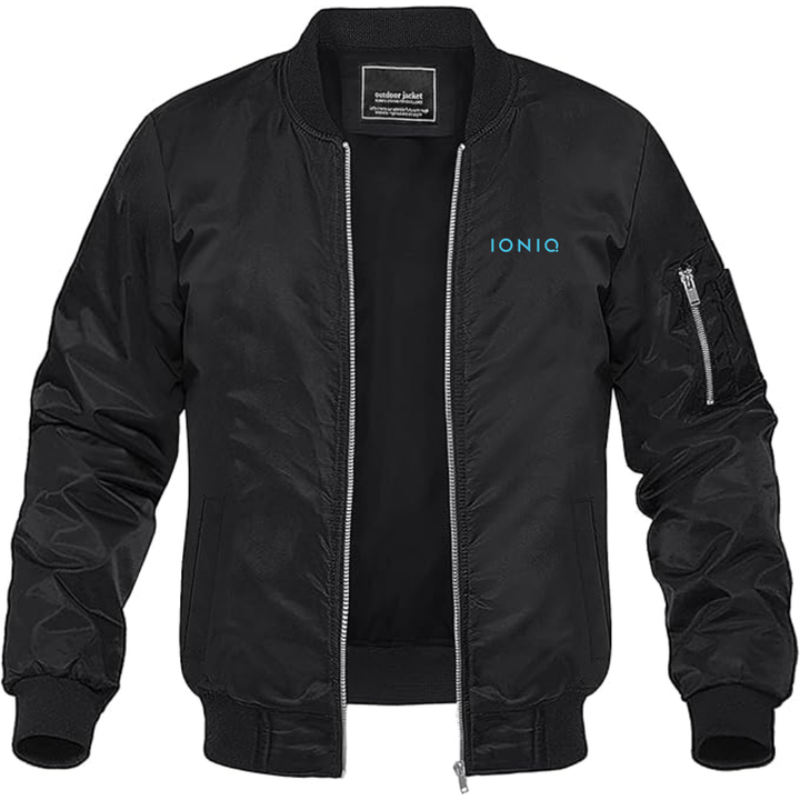 Men's Ioniq Logo Lightweight Bomber Jacket
