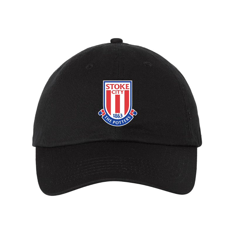 Stoke City Soccer  Valucap Adult Bio-Washed Classic Dad Hat