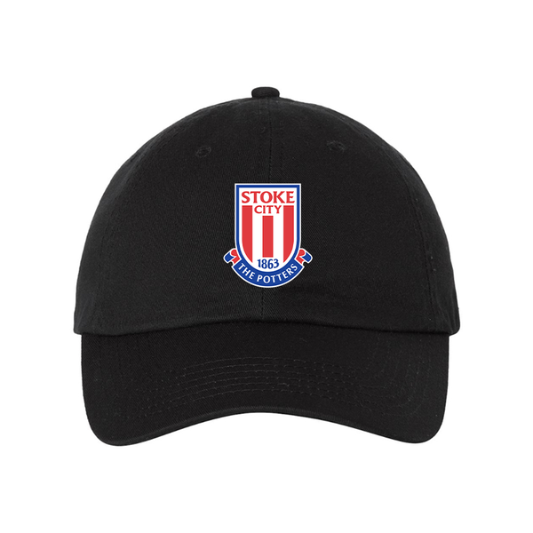 Stoke City Soccer  Valucap Adult Bio-Washed Classic Dad Hat