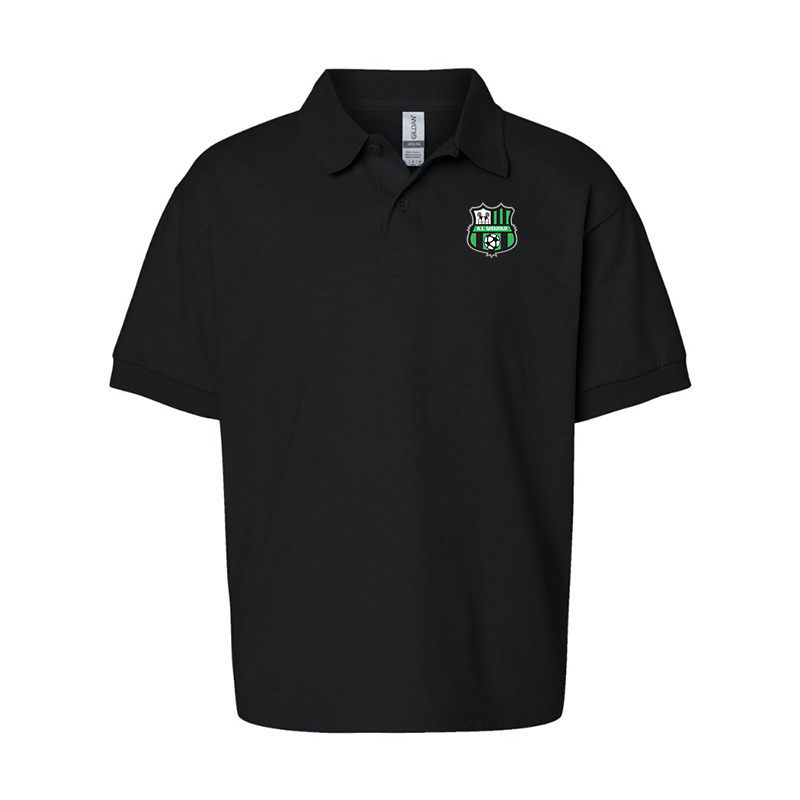 Youth U.S. Sassuolo Soccer Gildan Dry Blend Jersey Polo