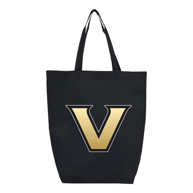 Vanderbilt Commodores Q-Tees Non-Woven Gusset Bottom Tote