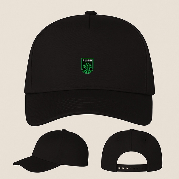 Austin FC Five Panel Twill Snapback Cap