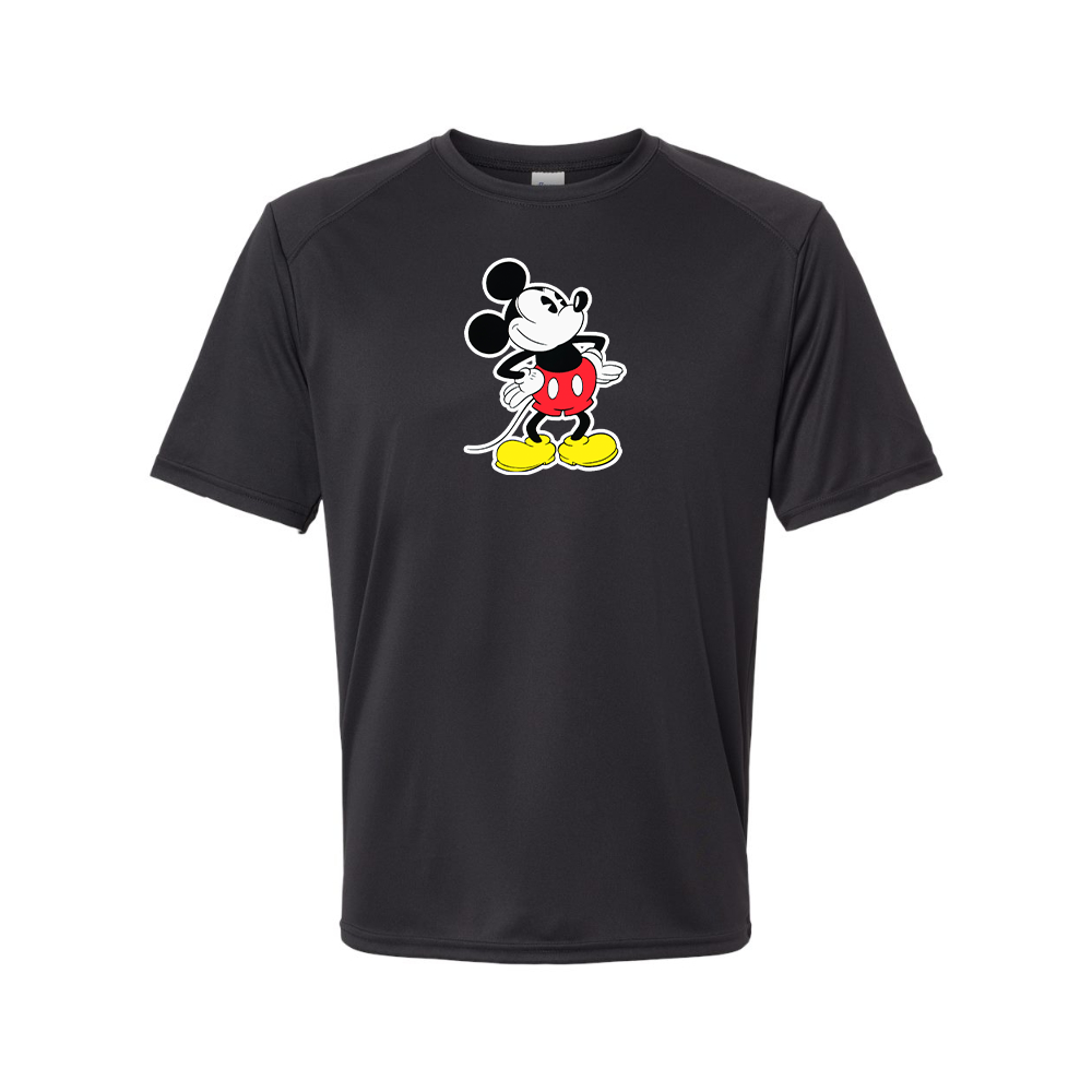 Men's Mickey Mouse Cartoon Polyester T-Shirt