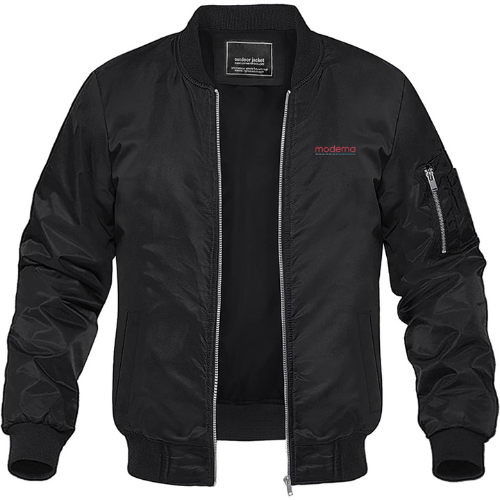 Men's Moderna Logo Lightweight Bomber Jacket