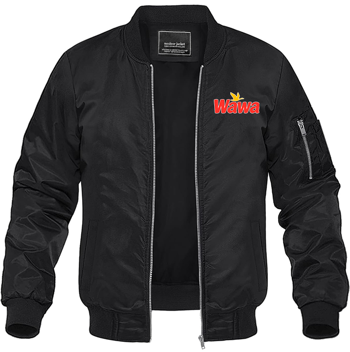 Men's Wawa Gas Station Lightweight Bomber Jacket