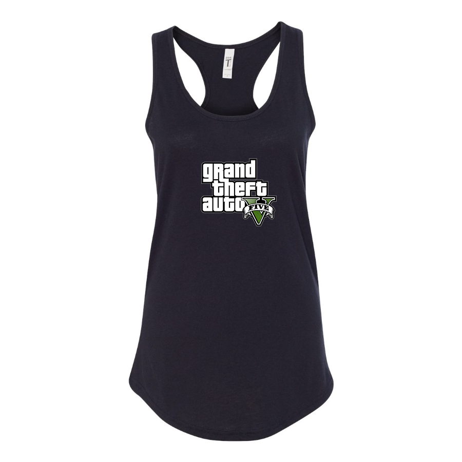 Women's GTA 5 Grand Theft Auto V Racerback Tank Top Game