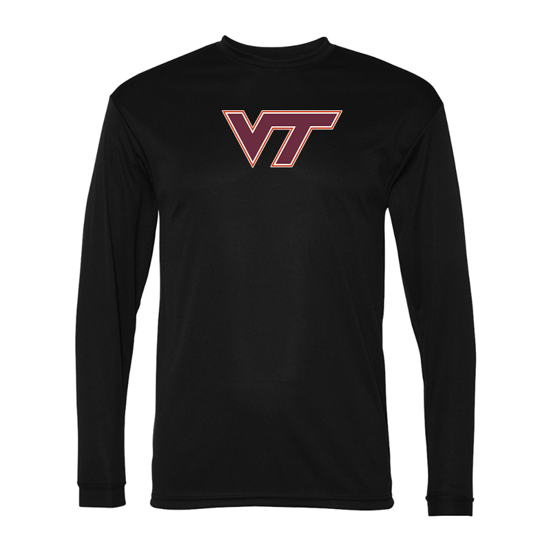 Men's Virginia Tech Hokies Performance Long Sleeve T-Shirt