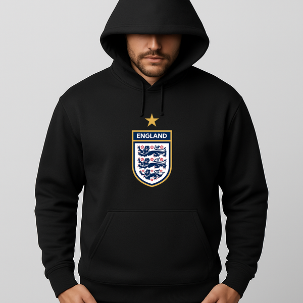 Men's England National Soccer Team Pullover Hoodie