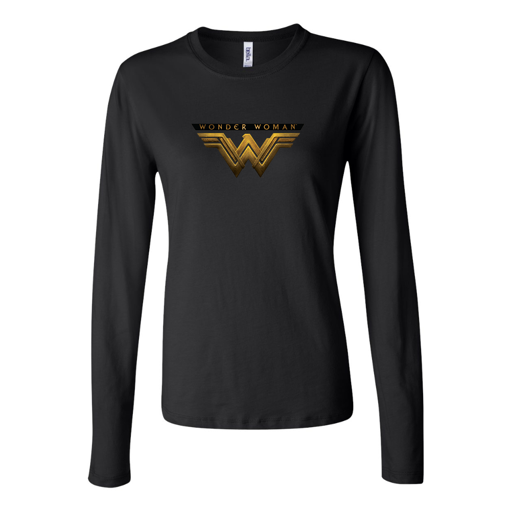 Women's Wonder Woman DC Superhero Long Sleeve T-Shirt