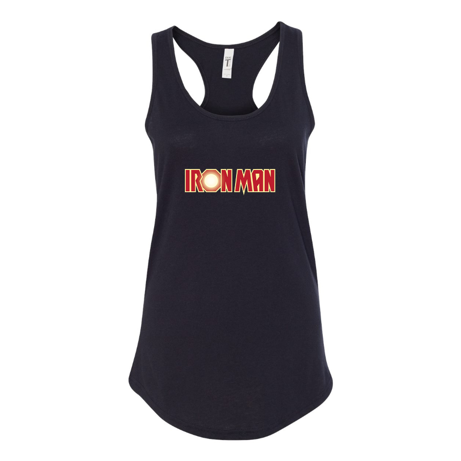 Women's Iron Man Marvel Superhero Racerback Tank Top