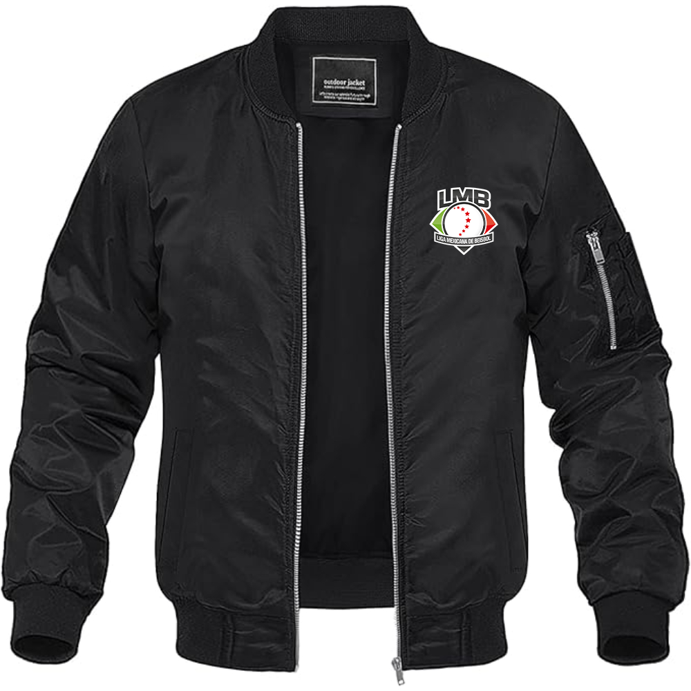Men's Liga Mexicana de Béisbol Logo Lightweight Bomber Jacket
