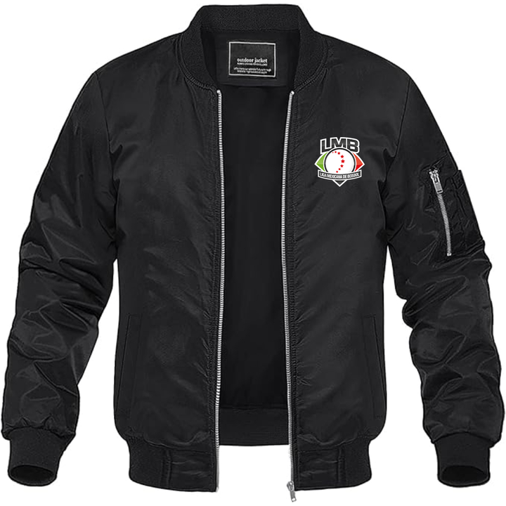 Men's Liga Mexicana de Béisbol Logo Lightweight Bomber Jacket