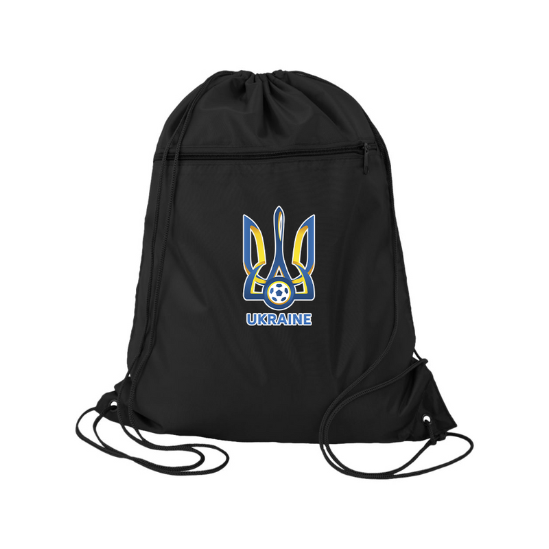 Ukraine National Football Soccer Team Q-Tees - Polyester Cinchpack