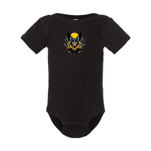 Wolverine 2025 Art   Rabbit Skins Infant Baby Rib Bodysuit