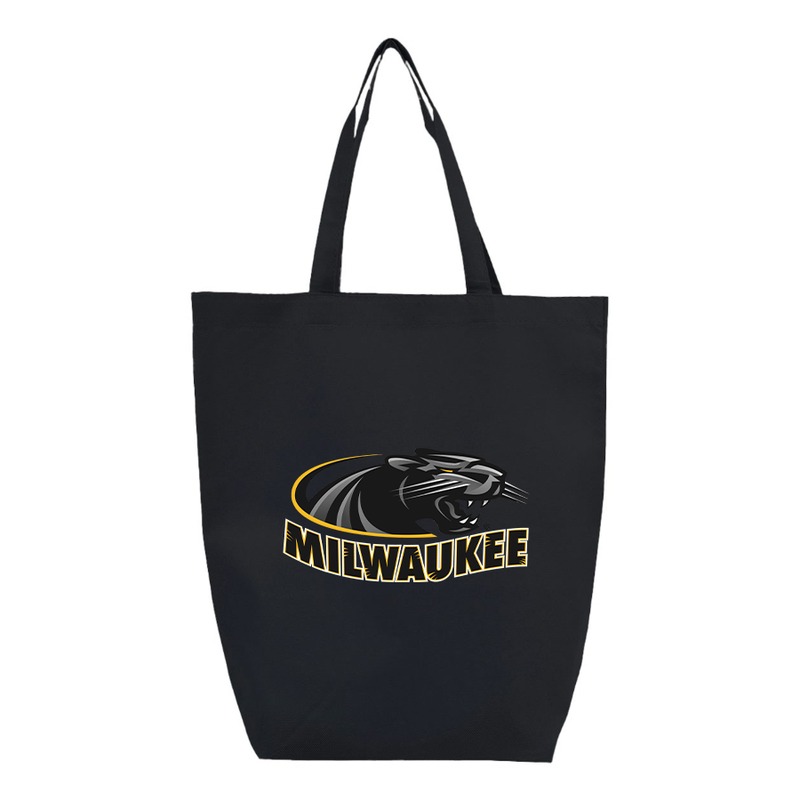 Wisconsin Milwaukee Panthers Q-Tees Non-Woven Gusset Bottom Tote