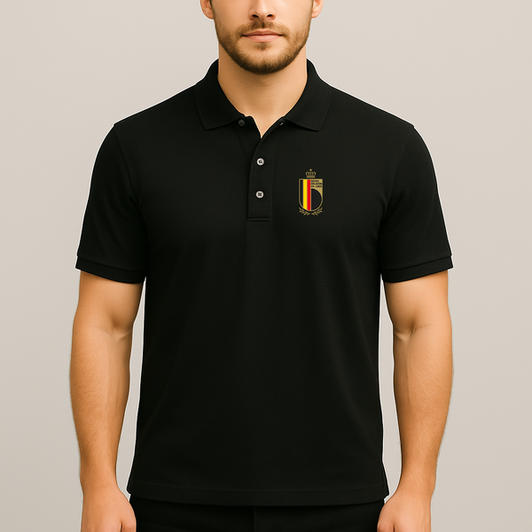 Men's Belgium National Soccer Team Dry Blend Polo