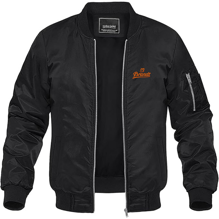 Men's Brandt Zwieback Logo Lightweight Bomber Jacket