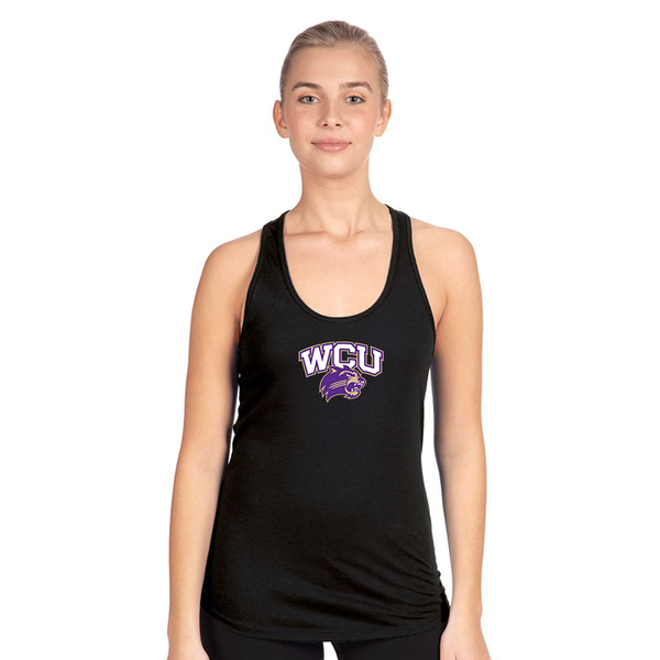 Women's Western Carolina CatamountsNext Level Ideal Racerback Tank