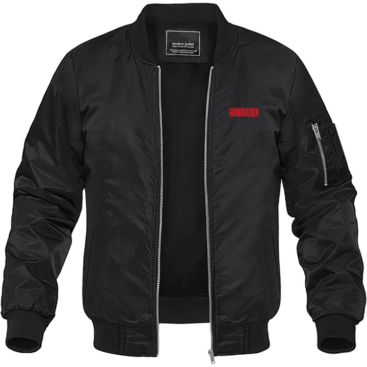 Men's Soundgarden Logo Lightweight Bomber Jacket