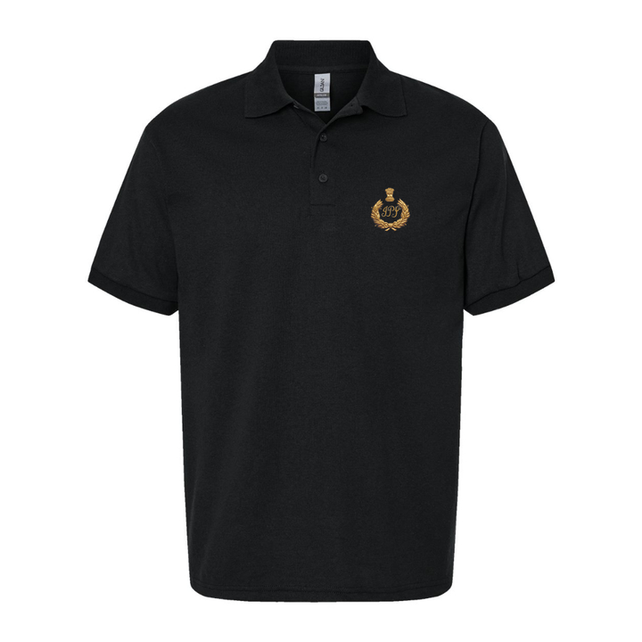 Men's IPS India Dry Blend Jersey Polo - Black