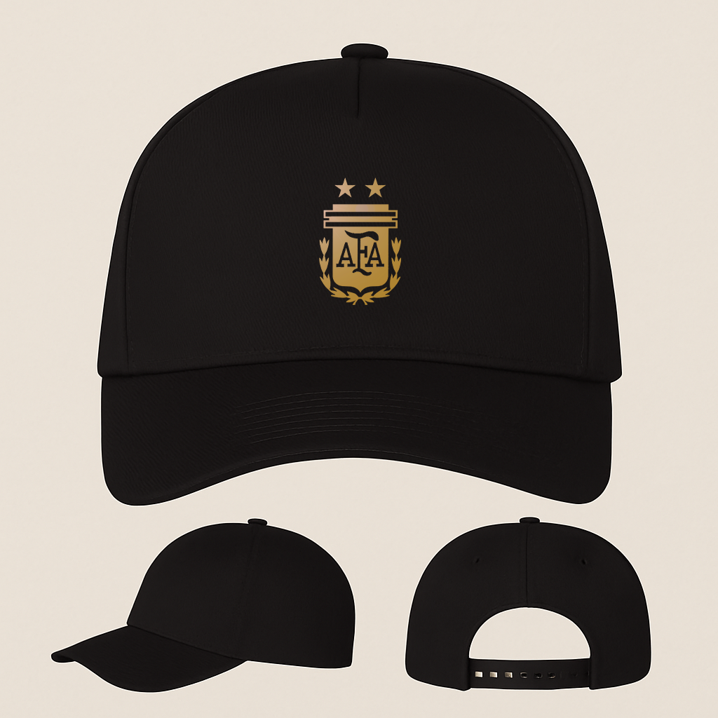Argentina Soccer Five Panel Twill Snapback Cap