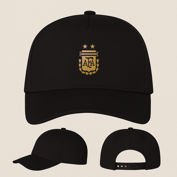 Argentina Soccer Five Panel Twill Snapback Cap