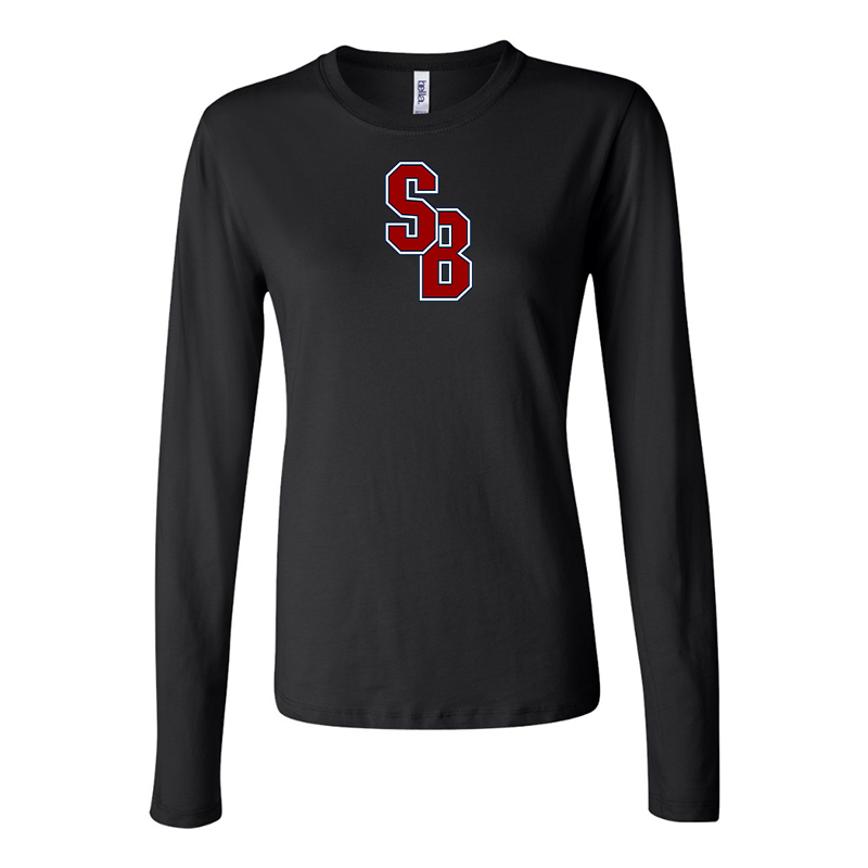 BELLA CANVAS Women’s Stony Brook Seawolves Jersey Long Sleeve Tee