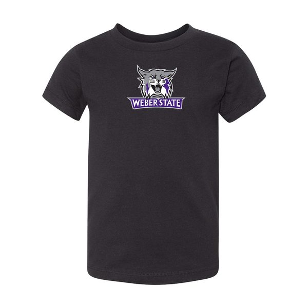 Weber State Wildcats BELLA  CANVAS Toddler Jersey Tee