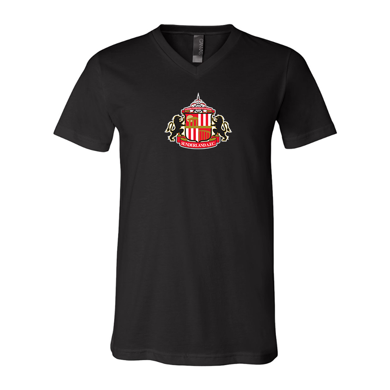 Sunderland AFC Soccer BELLA  CANVAS - Jersey V-Neck T-Shirt