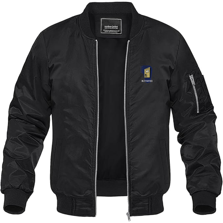 Men's Ultravox Logo Lightweight Bomber Jacket