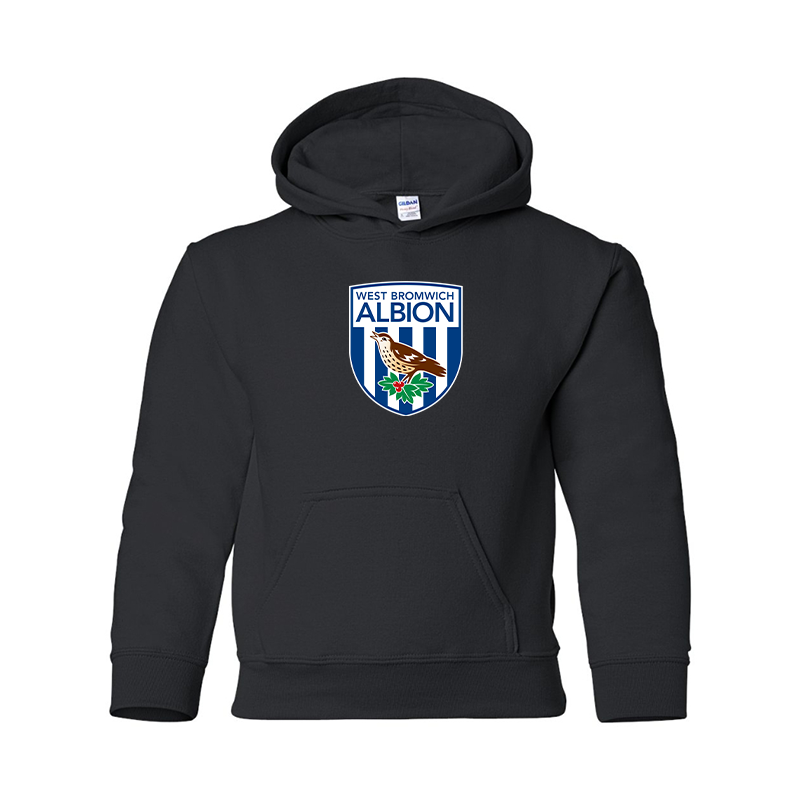 Youth  West Bromwich Albion Soccer Gildan Heavy Blend  Hooded Sweatshirt