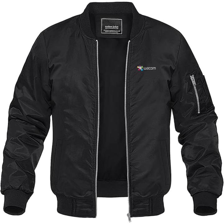 Men's Wacom Logo Lightweight Bomber Jacket