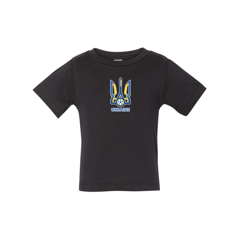 Ukraine National Football Soccer Team BELLA CANVAS Infant Jersey Tee