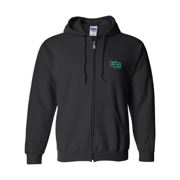 Men's Wisconsin Green Bay Phoenix JERZEES NuBlend Full-Zip Hooded Sweatshirt