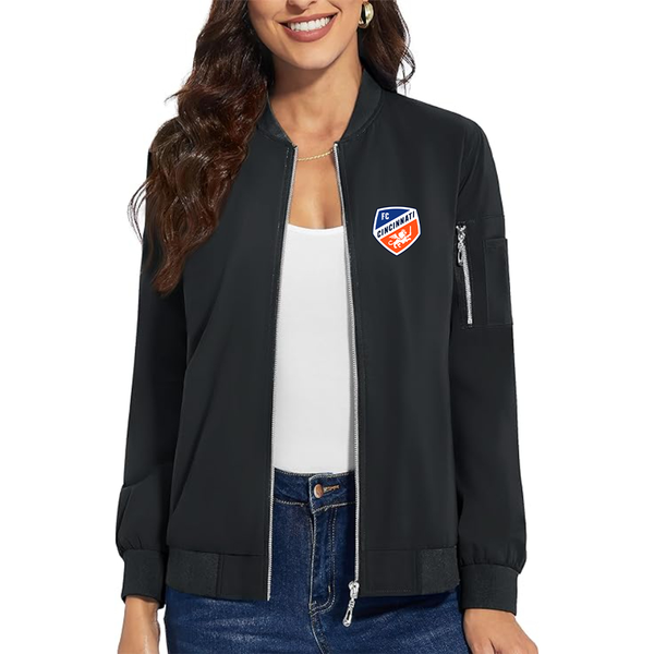 Women's FC Cincinnati Premium Bomber Jacket Outerwear