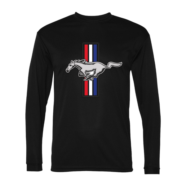 Men's Mustang Polyester Long Sleeve T-Shirt