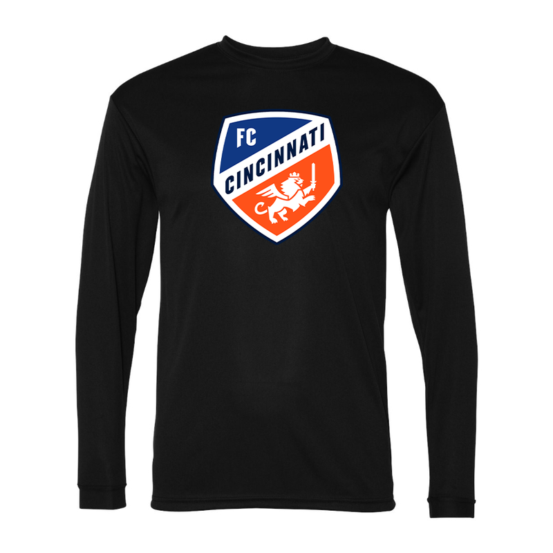 Men's  FC Cincinnati Polyester Long Sleeve T-Shirt
