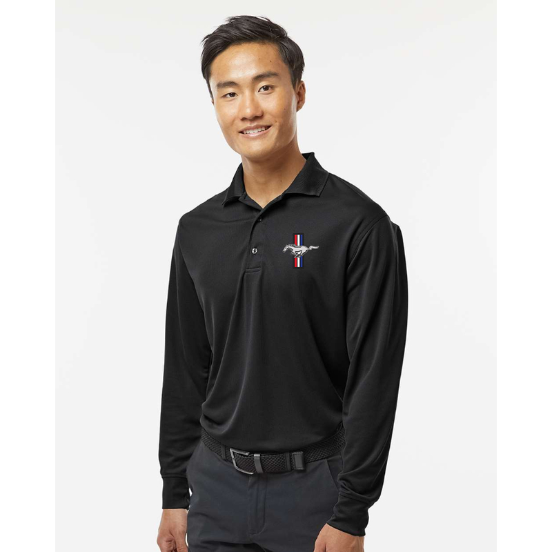 Men's Mustang Paragon Prescott Long Sleeve Polo