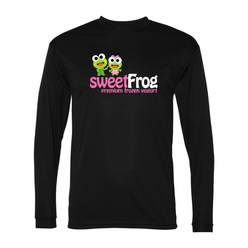 Men's SweetFrog Frozen Yogurt Polyester Long Sleeve T-Shirt