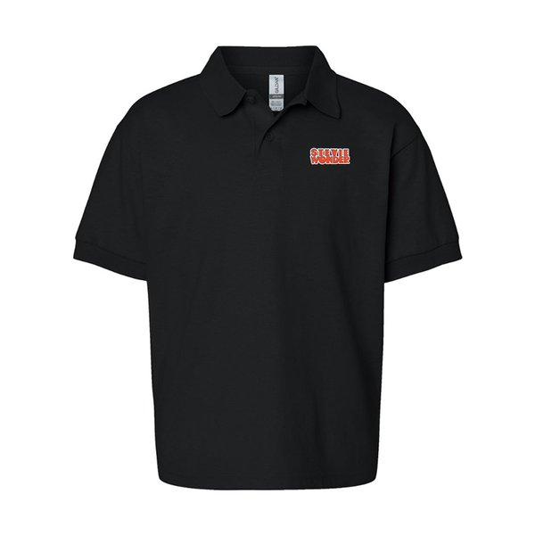 Youth  Stevie wonder Gildan Dry Blend Jersey Polo