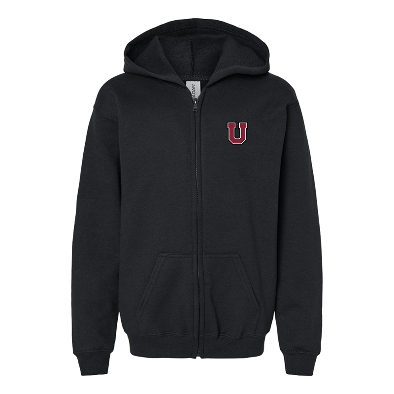 Gildan Heavy Blend Youth Union Dutchmen  Full Zip Hooded Sweatshirt
