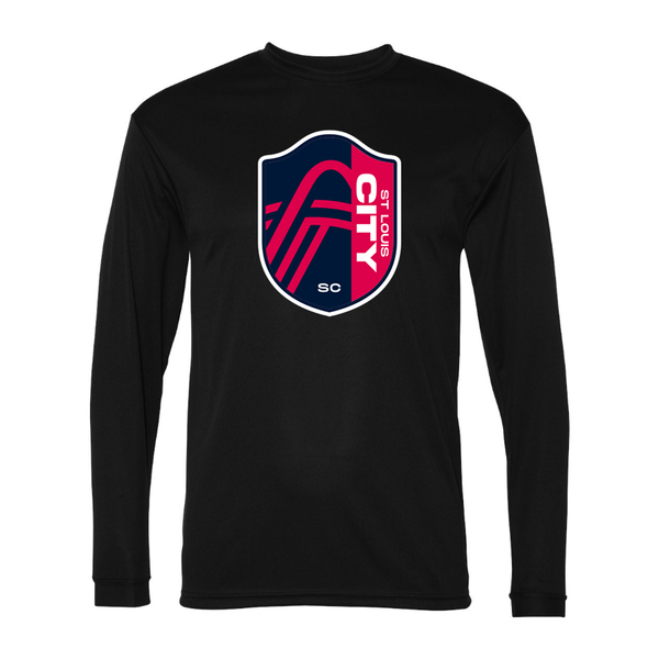 Men's St. Louis City Soccer Polyester Long Sleeve T-Shirt